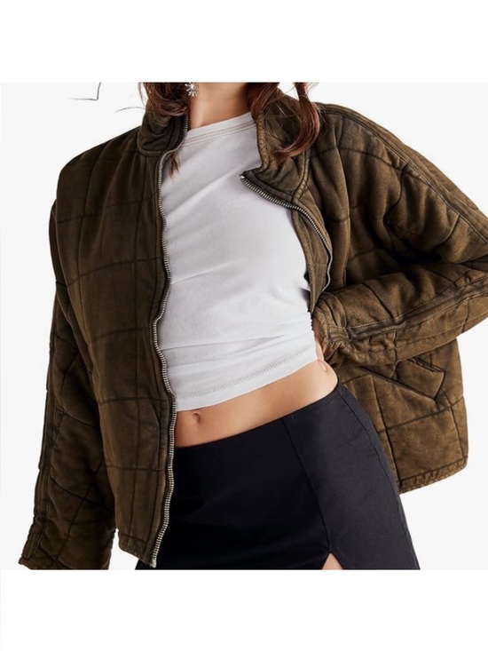 Free People Jackets & Blazers - Free People Quilted Dolman Jacket XS